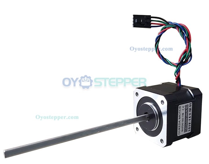 Oukeda Nema 17 Non-captive Stepper Motor 1.8 deg 49Ncm(69.38 oz.in) 40mm Stack Lead Screw 110mm